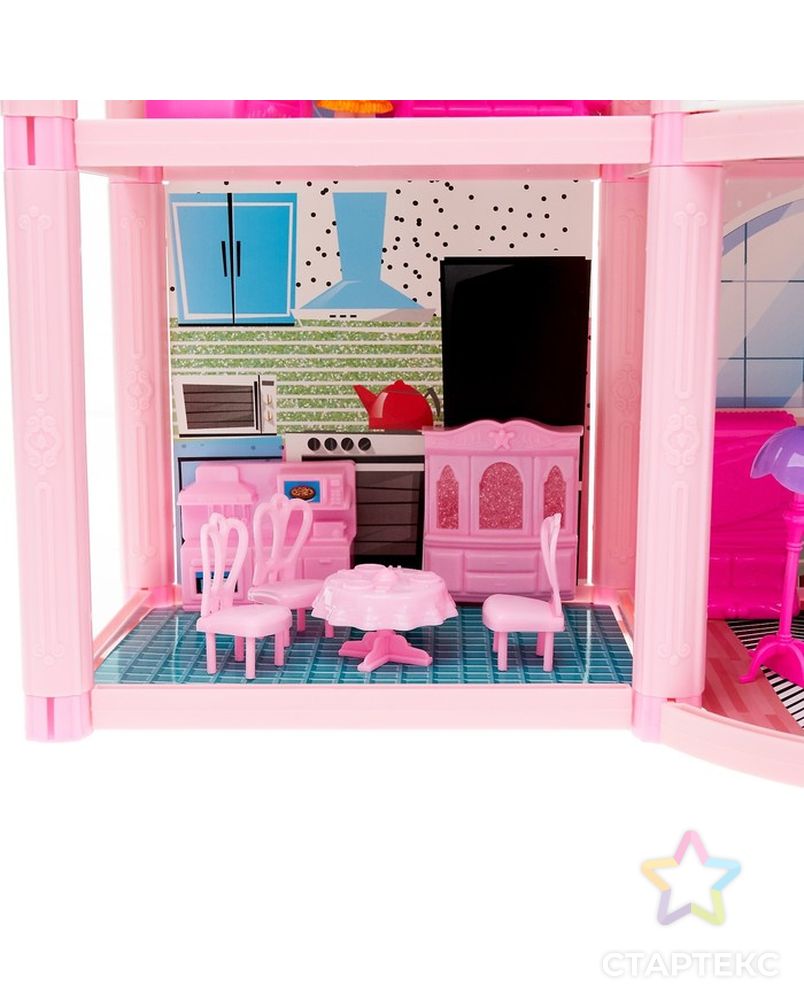 Дом для кукол «Кукольный дом» с аксессуарами арт. СМЛ-74454-1-СМЛ0004298220 6