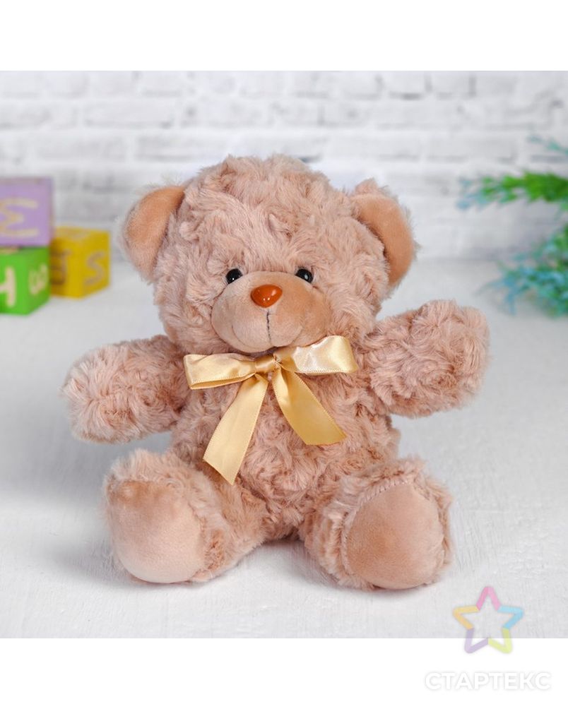 Мягкая игрушка «Медведь», цвет бежевый арт. СМЛ-99366-1-СМЛ0004302040 1
