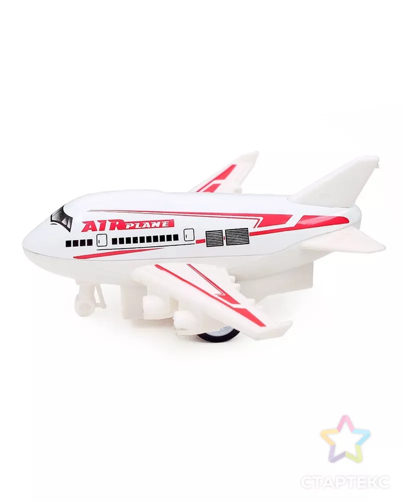 Самолёт металлический «Лайнер», инерционный, МИКС арт. СМЛ-101901-1-СМЛ0004321428 - рис. 2