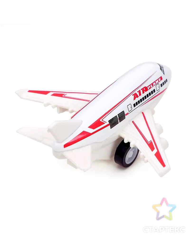 Самолёт металлический «Лайнер», инерционный, МИКС арт. СМЛ-101901-1-СМЛ0004321428 - рис. 3