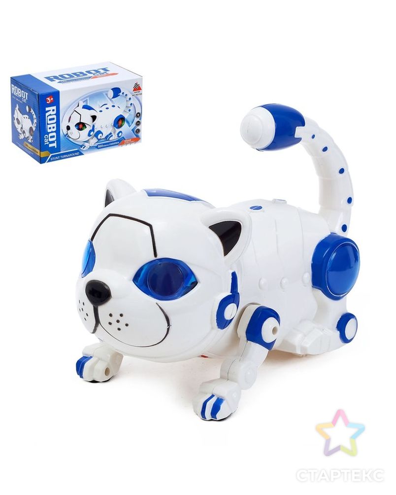 Игрушка-робот «Кошка», работает от батареек, световые и звуковые эффекты, МИКС арт. СМЛ-70105-1-СМЛ0004321742 1