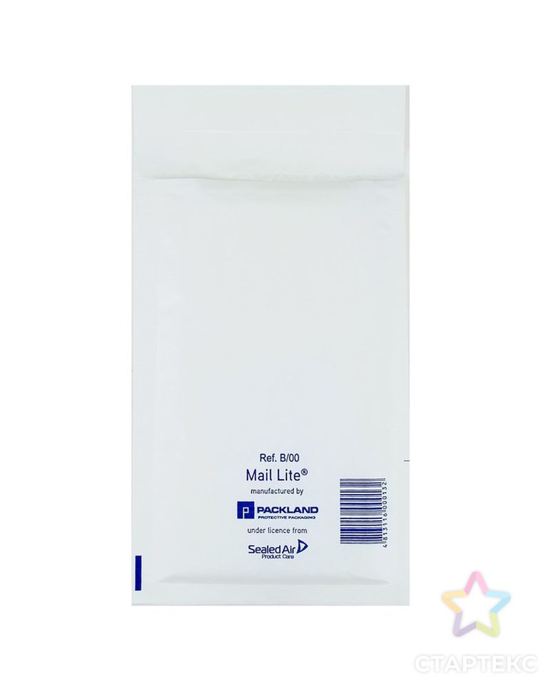 Крафт-конверт с воздушно-пузырьковой плёнкой Mail Lite, 12х21 см, белый арт. СМЛ-67510-1-СМЛ0004324270 1
