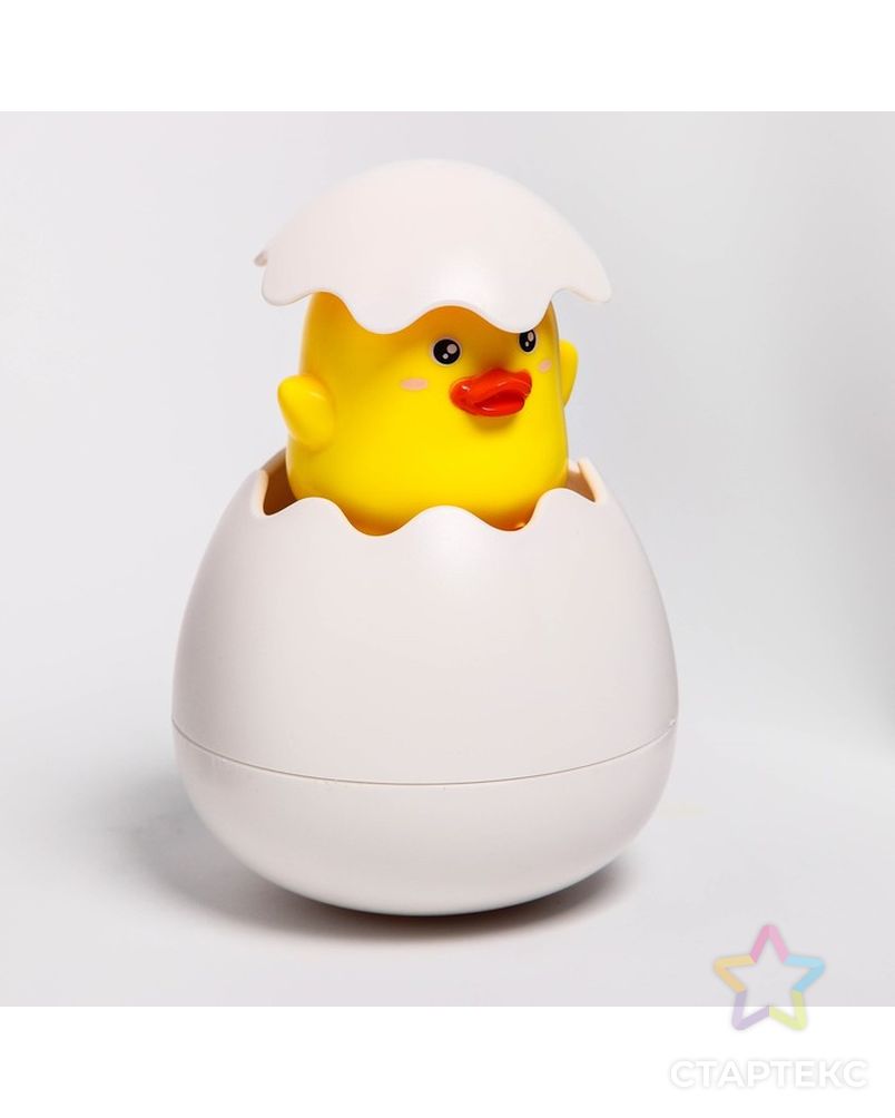 Игрушка для купания «Пингвинчик/ Цыпленок в  яйце», виды МИКС арт. СМЛ-74073-1-СМЛ0004328887 1
