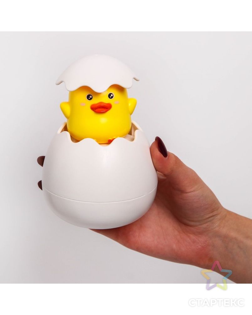 Игрушка для купания «Пингвинчик/ Цыпленок в  яйце», виды МИКС арт. СМЛ-74073-1-СМЛ0004328887 6