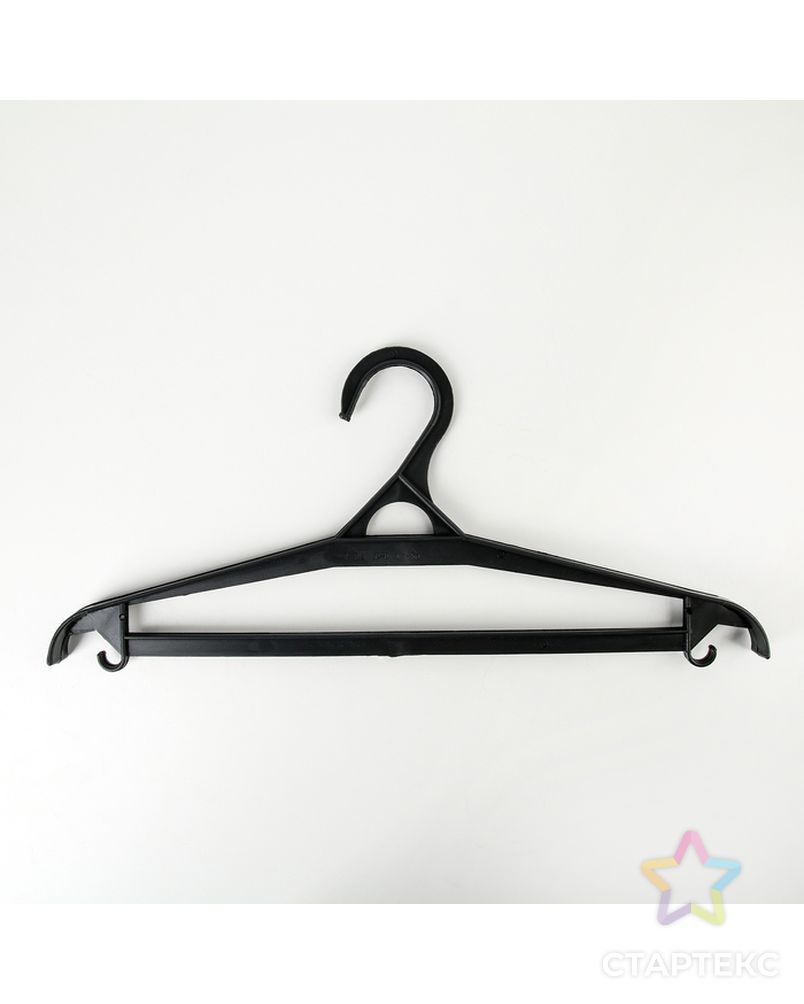 Вешалка-плечики для верхней одежды, размер 56-68, цвет чёрный арт. СМЛ-176267-2-СМЛ0004330149 1