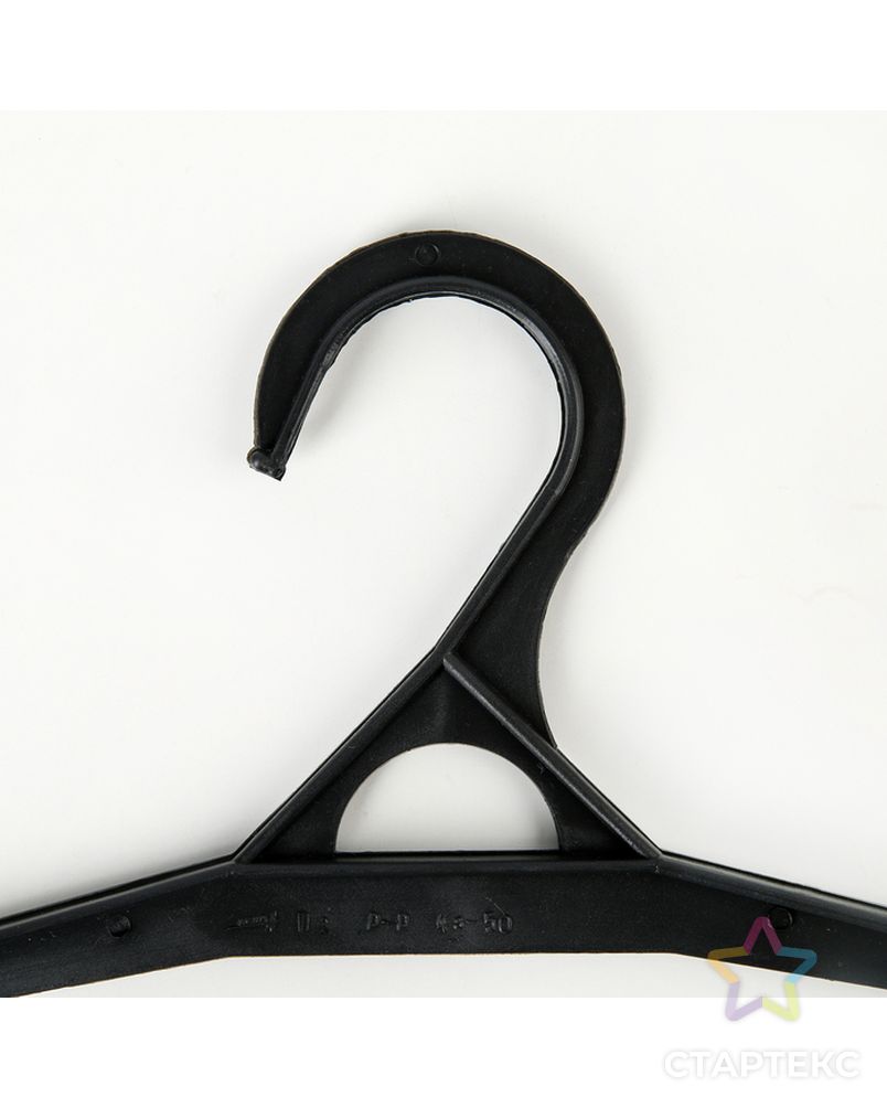 Вешалка-плечики для верхней одежды, размер 56-68, цвет чёрный арт. СМЛ-176267-2-СМЛ0004330149 2