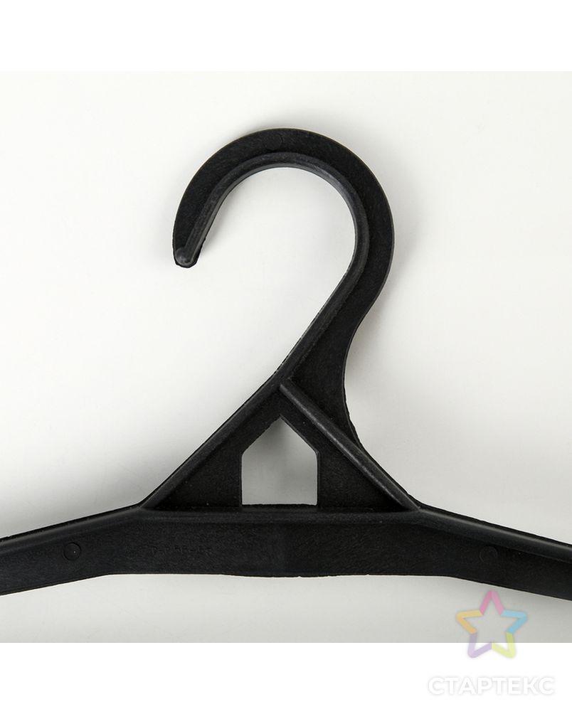 Вешалка-плечики для верхней одежды, размер 56-68, цвет чёрный арт. СМЛ-176267-1-СМЛ0004330151 2