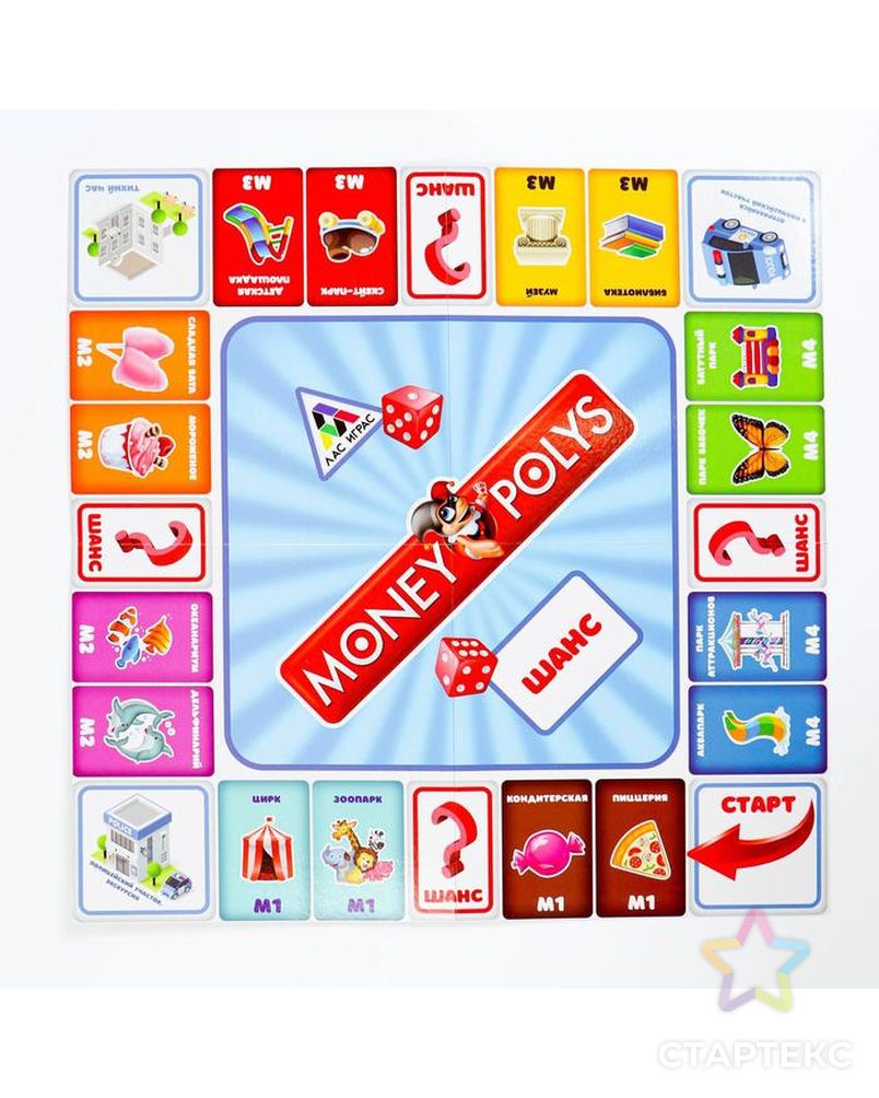Экономическая игра «MONEY POLYS. Kids», 7+ арт. СМЛ-121294-1-СМЛ0004332668 2