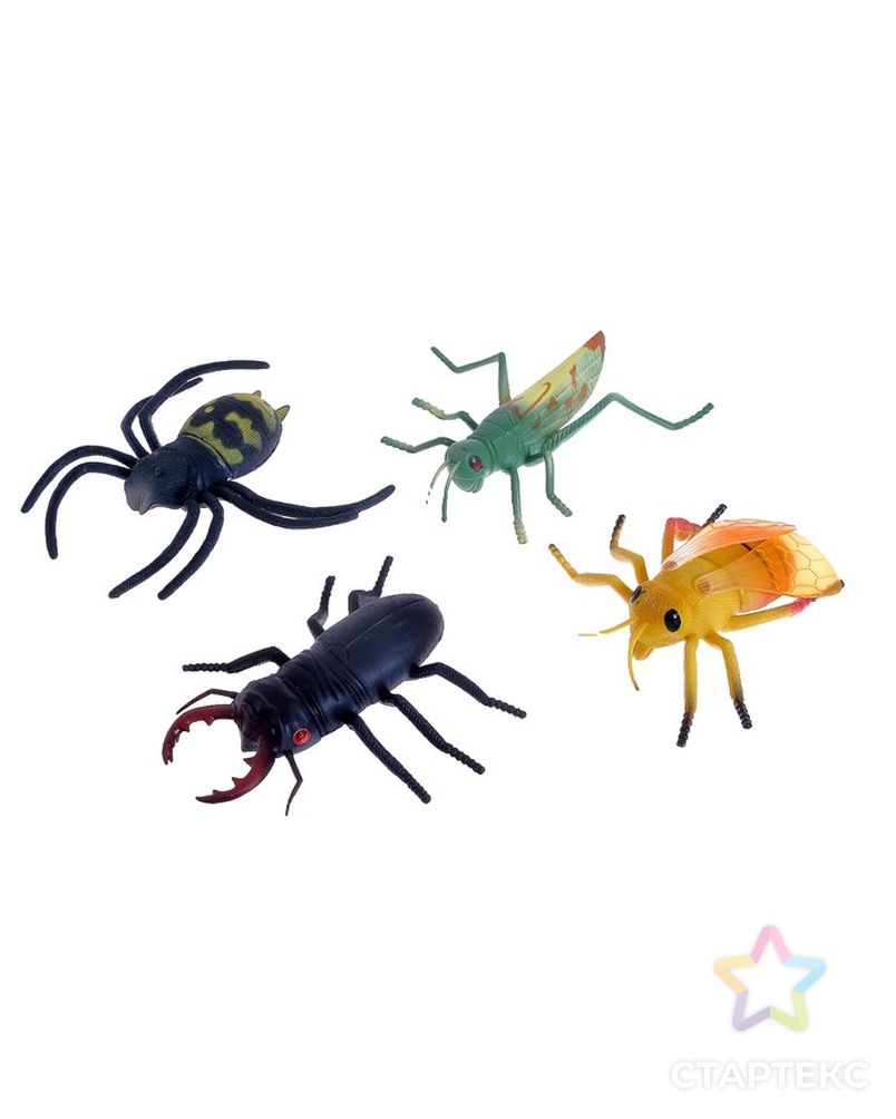 Набор насекомых «Жучки», 16 фигурок арт. СМЛ-69496-1-СМЛ0004343385 2