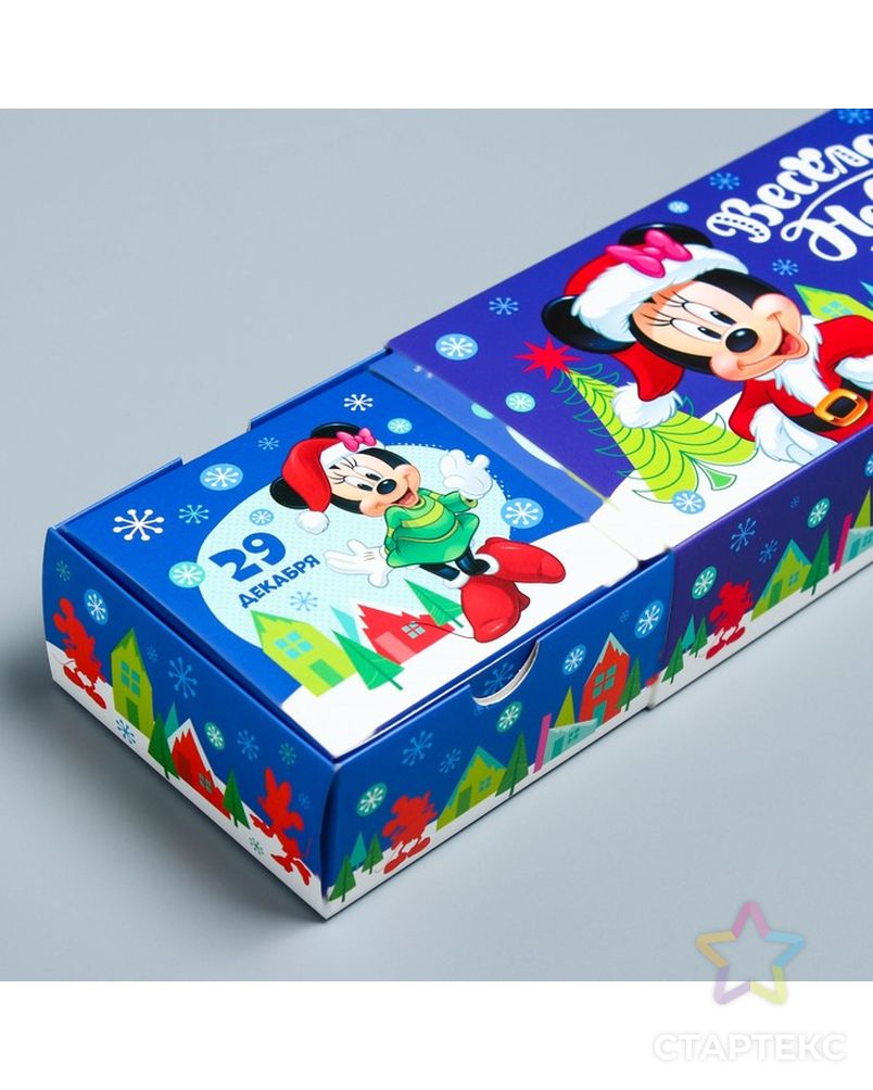 Подарочная коробка «С Новым Годом!», Микки Маус и друзья, 27,2 х 9,4 х 4,8 см арт. СМЛ-69773-1-СМЛ0004344395 2