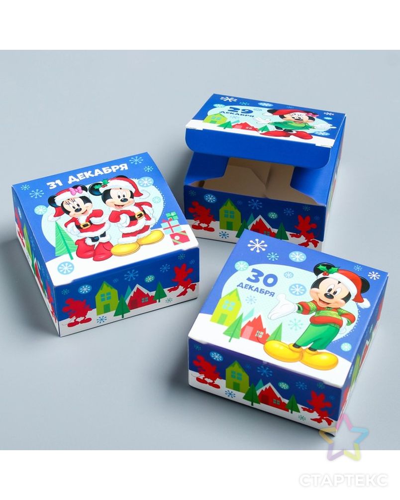 Подарочная коробка «С Новым Годом!», Микки Маус и друзья, 27,2 х 9,4 х 4,8 см арт. СМЛ-69773-1-СМЛ0004344395 4