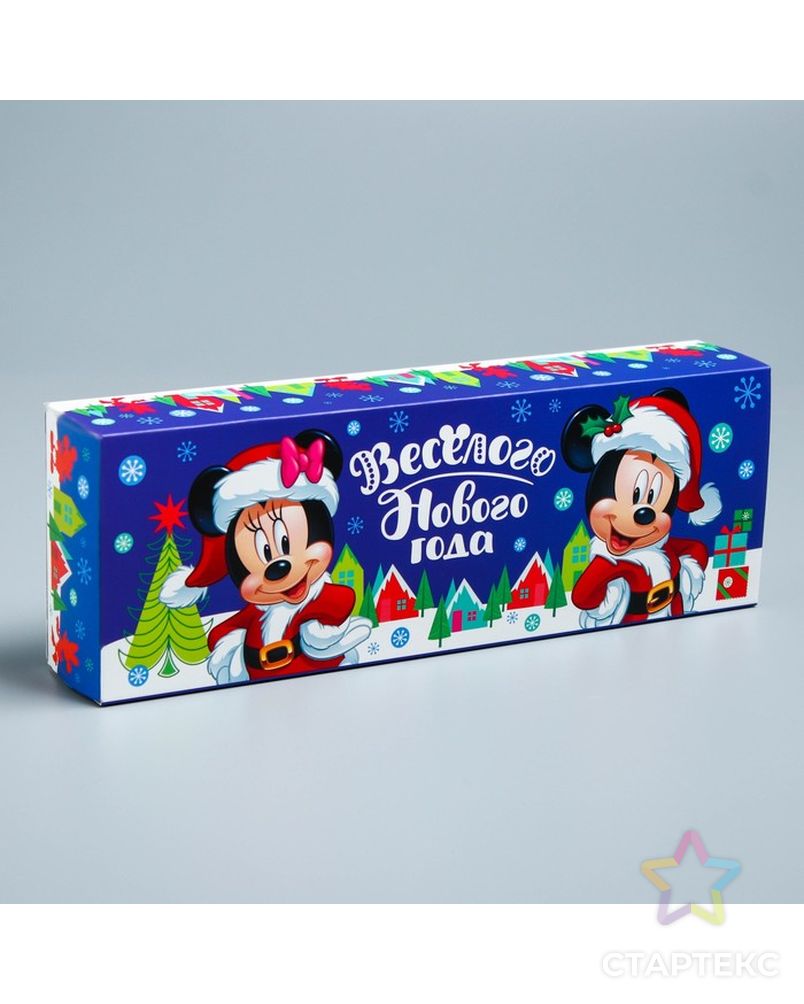 Подарочная коробка «С Новым Годом!», Микки Маус и друзья, 27,2 х 9,4 х 4,8 см арт. СМЛ-69773-1-СМЛ0004344395 5