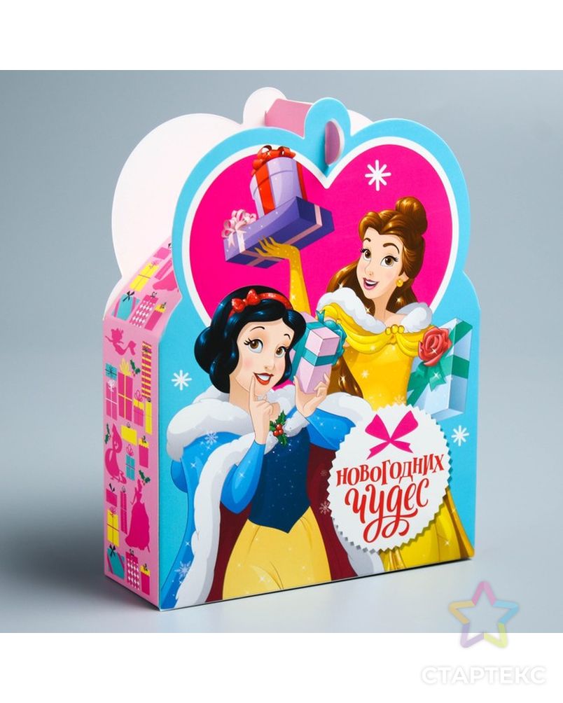 Подарочная коробка «С Новым Годом!», Принцессы, 15 х 11 х 5 см арт. СМЛ-69777-1-СМЛ0004344402