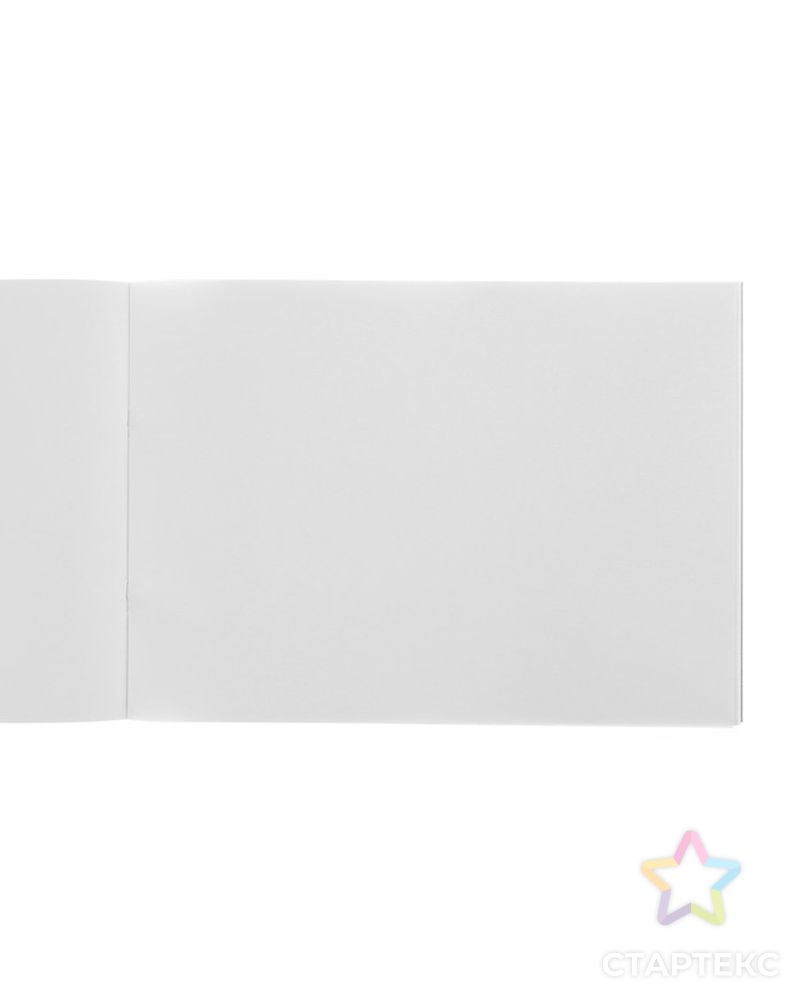 Блокнот для рисования А4, 16 листов на скрепке "Девочка с единорогом", обложка мелованный картон, блок 80 г/м2 арт. СМЛ-220050-1-СМЛ0004353668 2