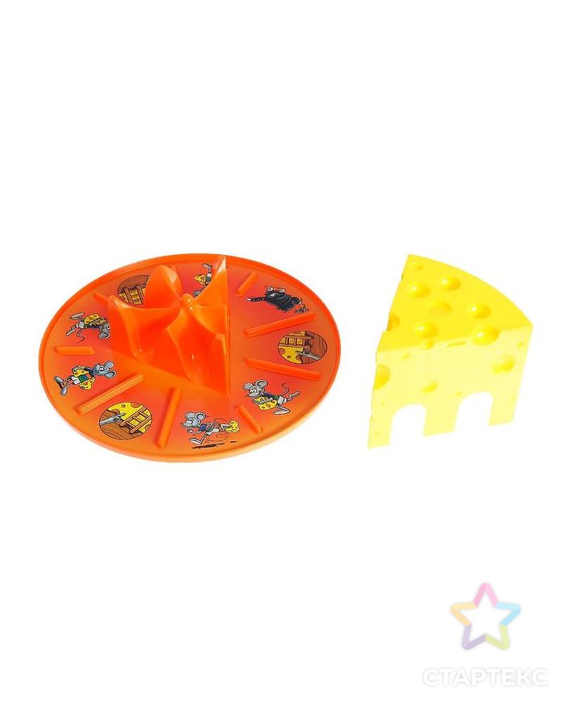Настольная игра-бродилка «Сырные дела»: кубик, фишки-мышки, кот, сырные кусочки арт. СМЛ-71035-1-СМЛ0004359679 5