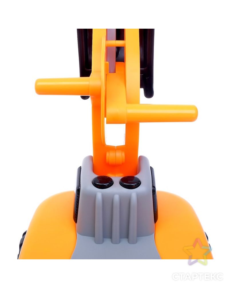 Толокар «Экскаватор», подвижный ковш, световые и звуковые эффекты, цвет оранжевый арт. СМЛ-98555-1-СМЛ0004363495 4