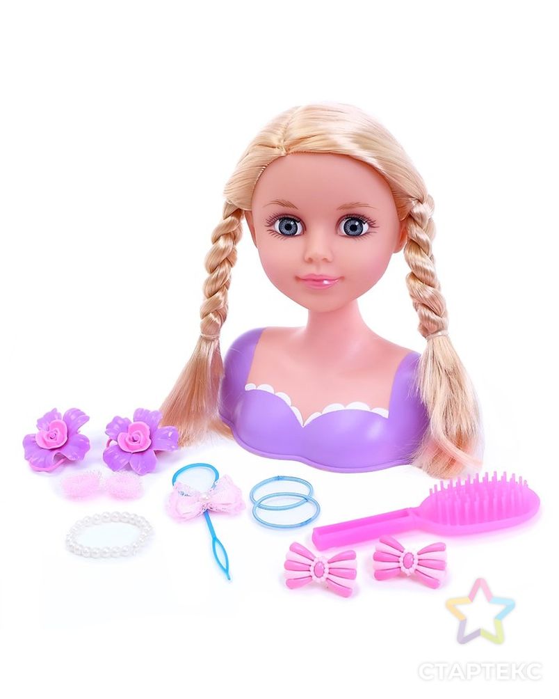 Кукла-манекен для создания причёсок «Катрина» с аксессуарами арт. СМЛ-70443-1-СМЛ0004367221 1