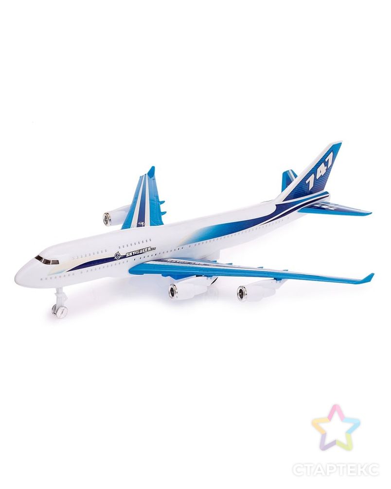 Самолёт инерционный «Воздушный корабль», цвета МИКС арт. СМЛ-70010-1-СМЛ0004370184 1