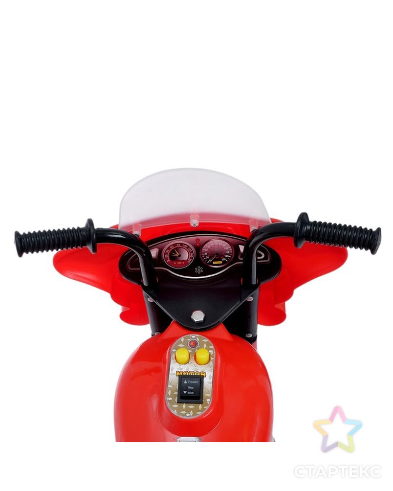 Электромобиль «Мотоцикл шерифа», цвет белый арт. СМЛ-98595-3-СМЛ0004378619 5