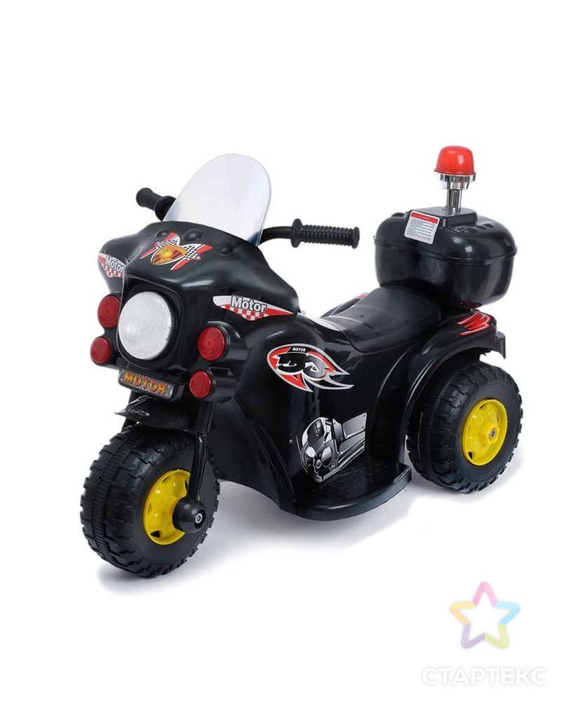 Электромобиль «Мотоцикл шерифа», цвет белый арт. СМЛ-98595-2-СМЛ0004378620 1