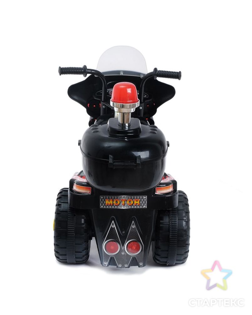 Электромобиль «Мотоцикл шерифа», цвет белый арт. СМЛ-98595-2-СМЛ0004378620 5