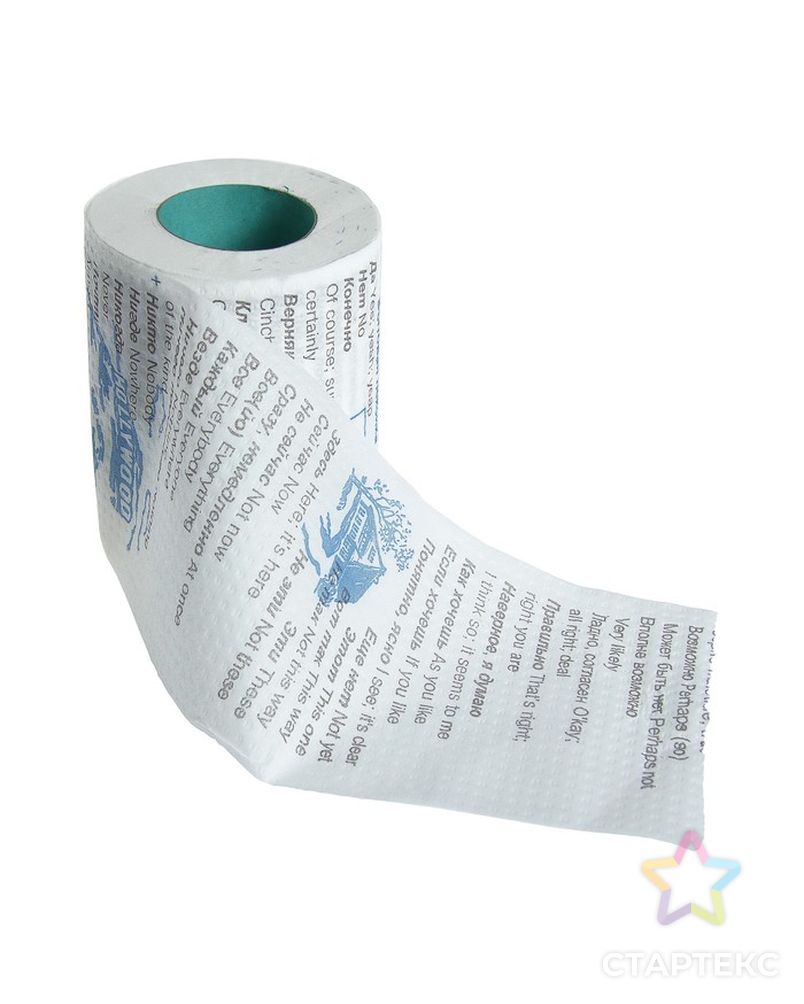 Туалетная бумага "Русско-английский разговорник" арт. СМЛ-120627-1-СМЛ0000437937 2