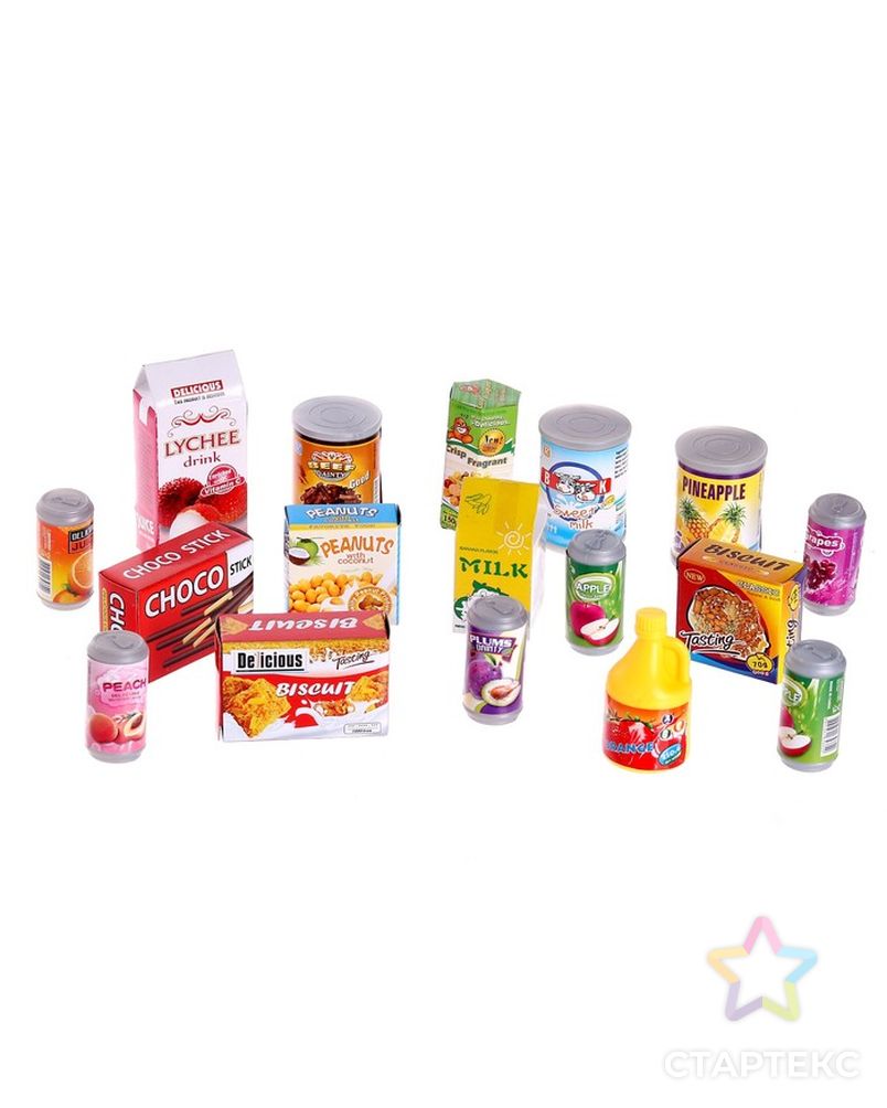 Игровой набор продуктов «Напитки и сладости» арт. СМЛ-71473-1-СМЛ0004382987 1