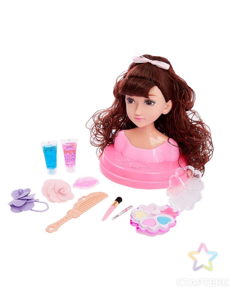 Кукла-манекен для создания причёсок «Стелла» с аксессуарами арт. СМЛ-71249-1-СМЛ0004383027 1