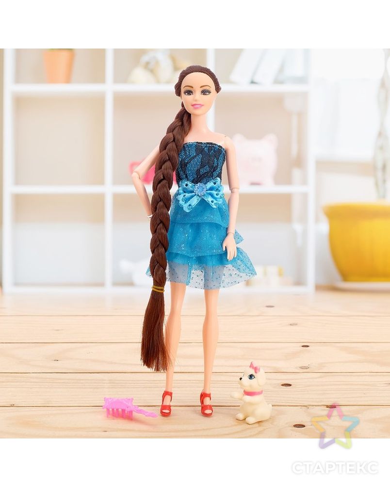 Кукла-модель шарнирная «Даша» в платье, МИКС арт. СМЛ-71760-1-СМЛ0004389852 4