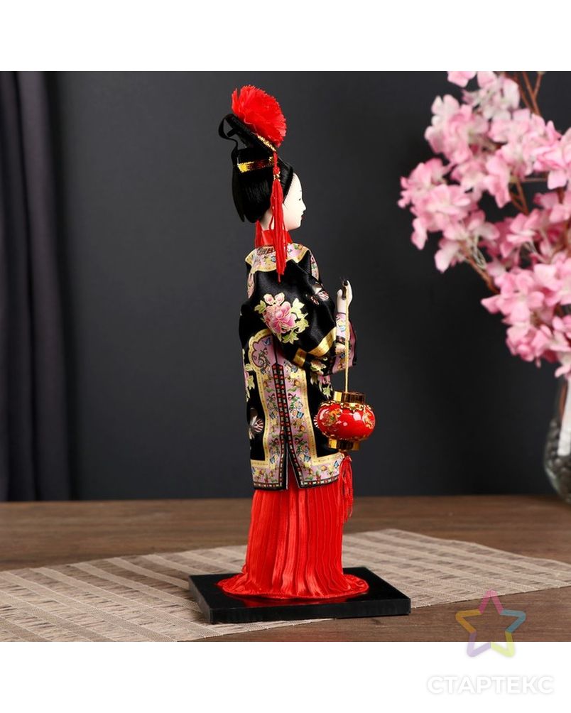 Кукла коллекционная "Китаянка в национ. платье с китайским фонариком" МИКС 32х12,5х12,5 см арт. СМЛ-71729-1-СМЛ0004390902 2