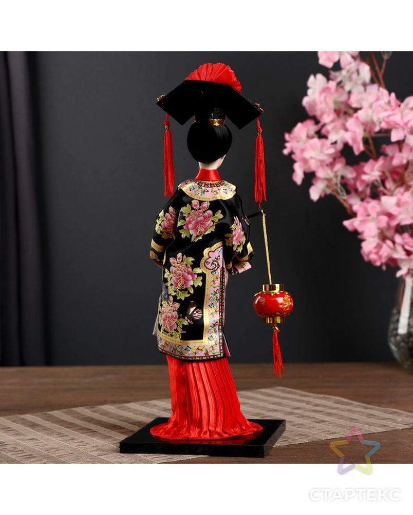 Кукла коллекционная "Китаянка в национ. платье с китайским фонариком" МИКС 32х12,5х12,5 см арт. СМЛ-71729-1-СМЛ0004390902 3