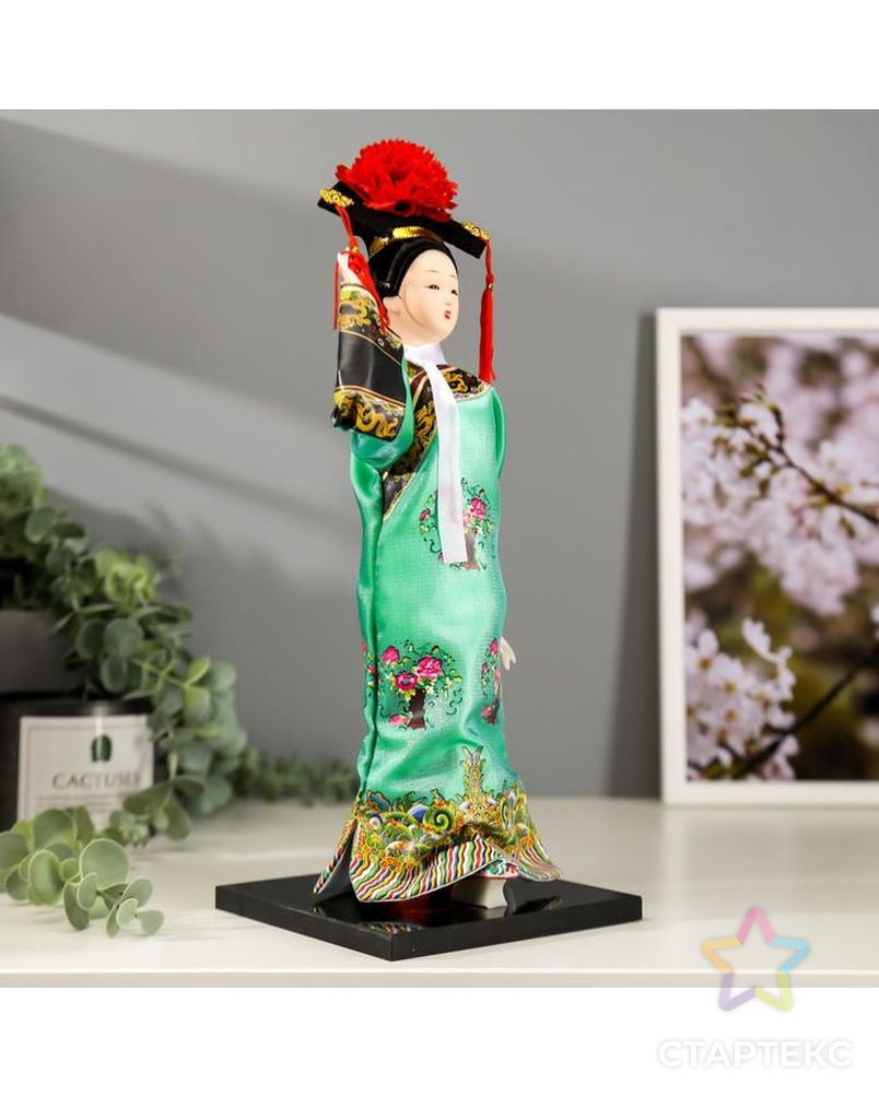 Кукла коллекционная "Китаянка в национальном платье" 32х12,5х12,5 см арт. СМЛ-71730-1-СМЛ0004390904 2