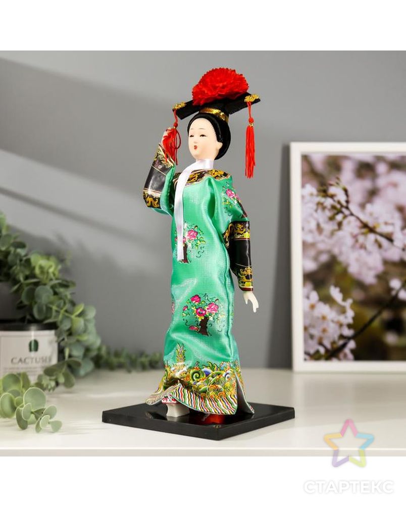 Кукла коллекционная "Китаянка в национальном платье" 32х12,5х12,5 см арт. СМЛ-71730-1-СМЛ0004390904 3