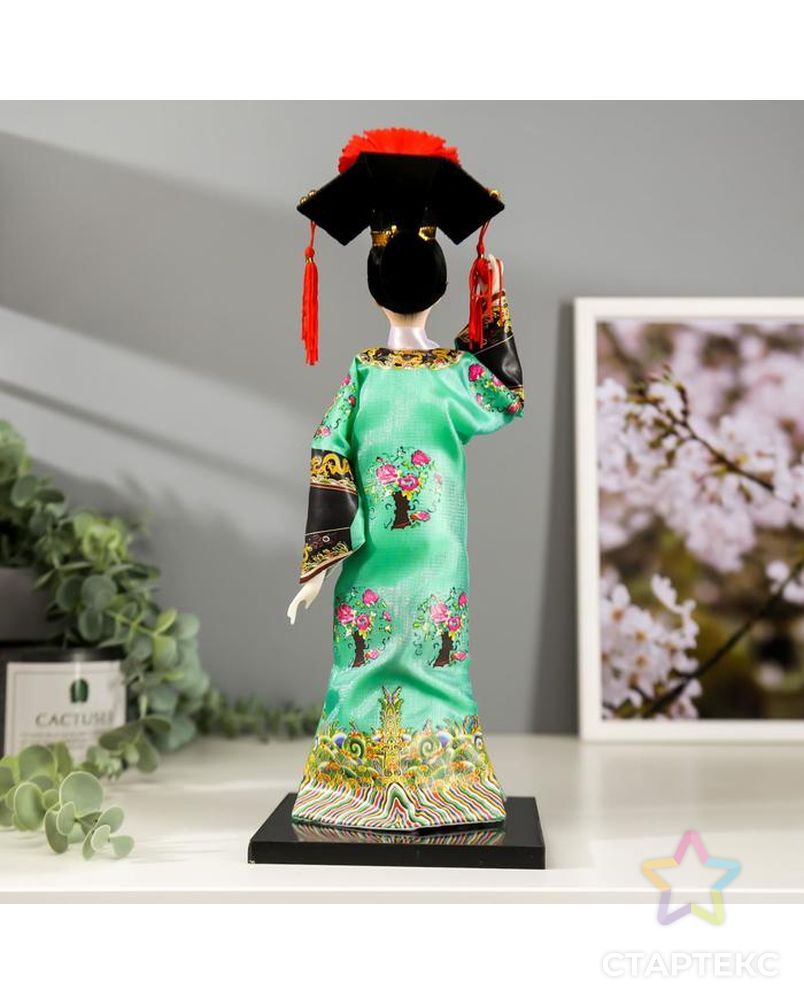 Кукла коллекционная "Китаянка в национальном платье" 32х12,5х12,5 см арт. СМЛ-71730-1-СМЛ0004390904 4