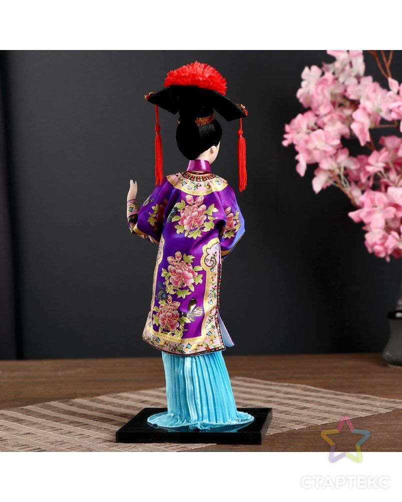 Кукла коллекционная "Китаянка в национ. платье с письменами" МИКС 32х12,5х12,5 см арт. СМЛ-121275-1-СМЛ0004390906 3