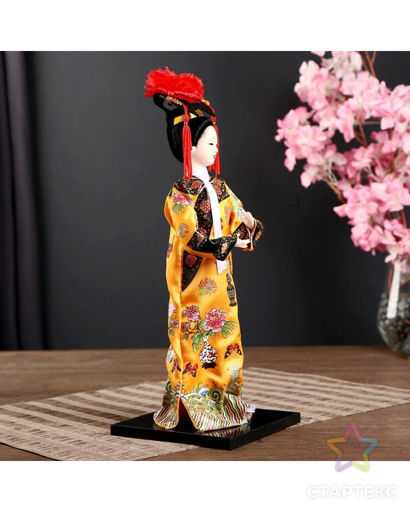 Кукла коллекционная "Китаянка в национальном платье" 32х12,5х12,5 см арт. СМЛ-137952-1-СМЛ0004390907 2