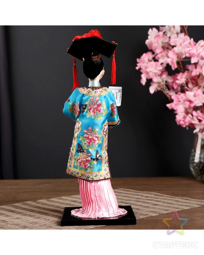 Кукла коллекционная "Китаянка в национальном платье с письмом" 32х12,5х12,5 см арт. СМЛ-147540-1-СМЛ0004390909 3