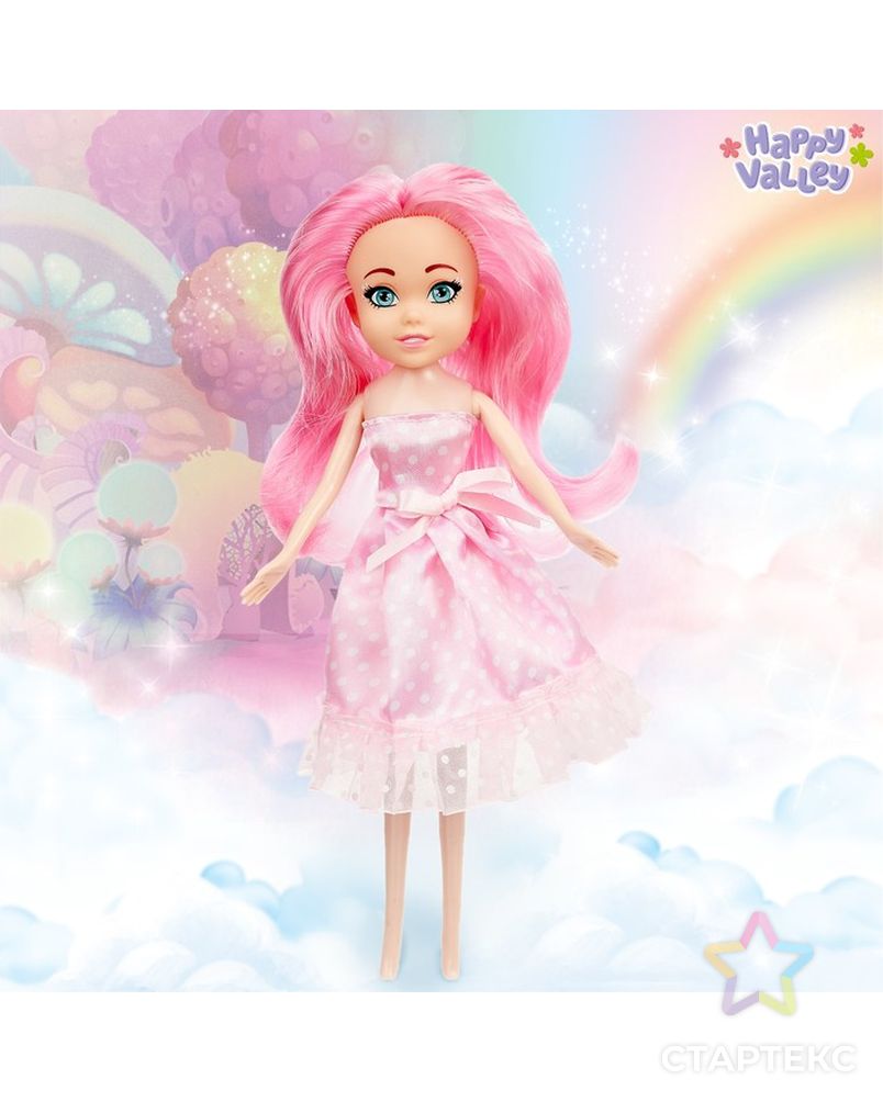Кукла Lollipop doll цветные волосы, цвета МИКС арт. СМЛ-74663-1-СМЛ0004406617 2