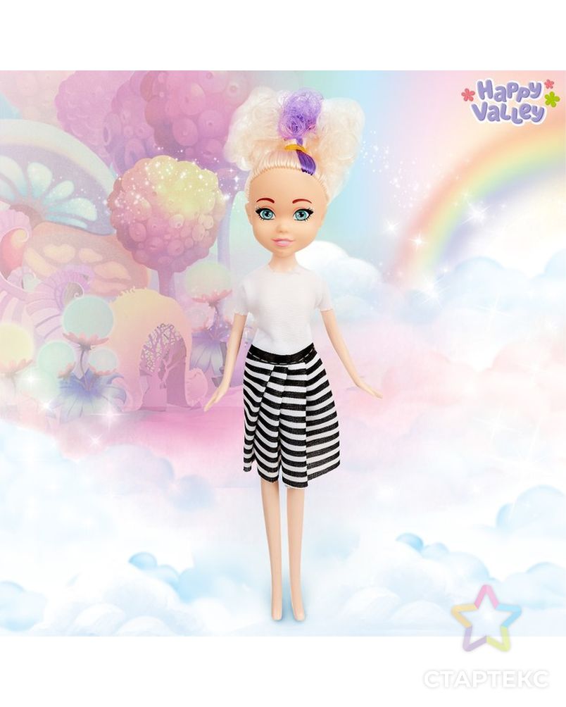 Кукла Lollipop doll цветные волосы, цвета МИКС арт. СМЛ-74663-1-СМЛ0004406617 4
