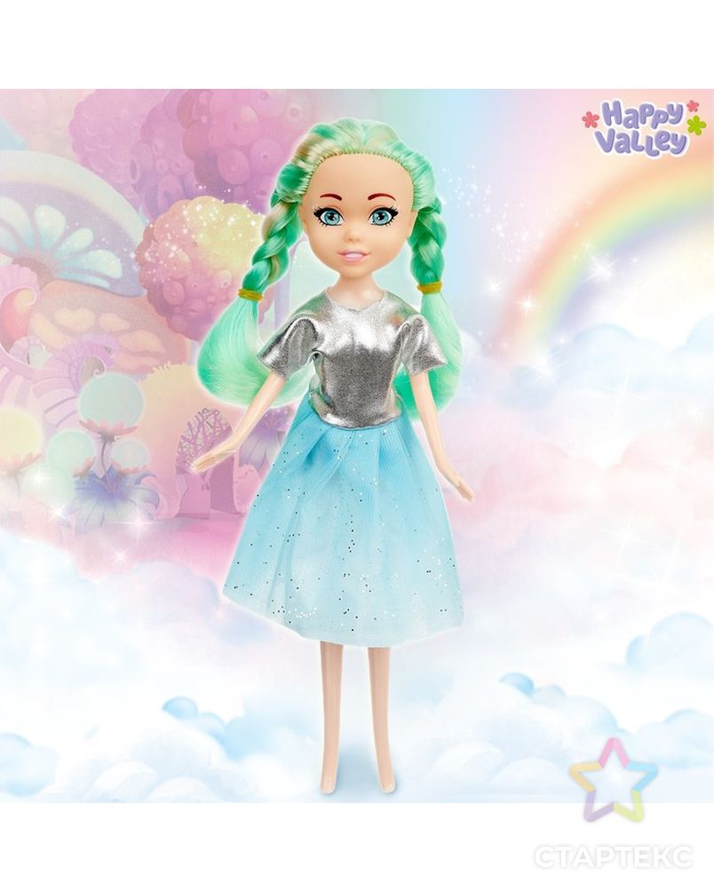 Кукла Lollipop doll цветные волосы, цвета МИКС арт. СМЛ-74663-1-СМЛ0004406617 5