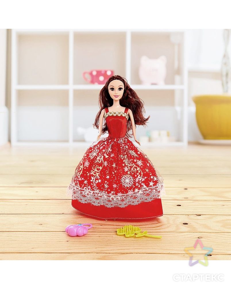 Кукла модель с набором платьев арт. СМЛ-71766-1-СМЛ0004407697 2