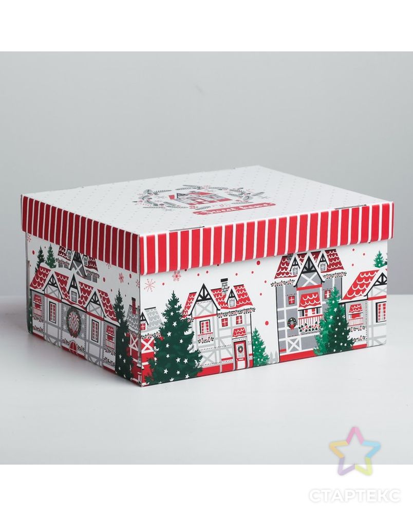 Складная коробка Sweet home, 30 × 24.5 × 15 см арт. СМЛ-68922-1-СМЛ0004410571 1