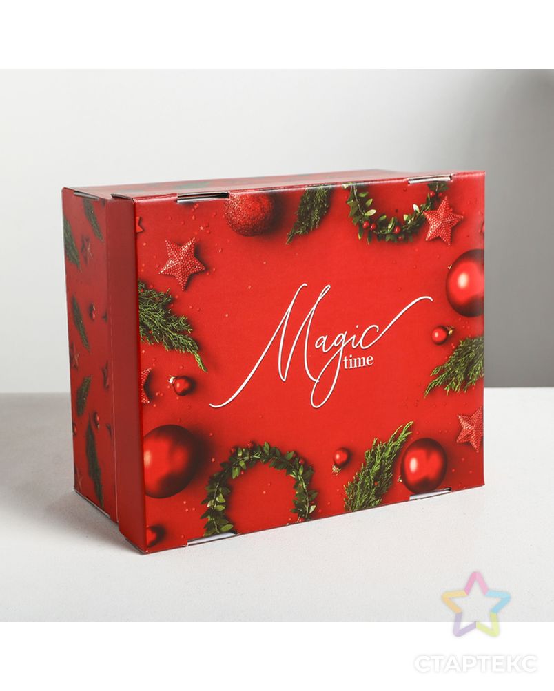 Складная коробка Magic time, 30 × 24.5 × 15 см арт. СМЛ-69203-1-СМЛ0004410578 2