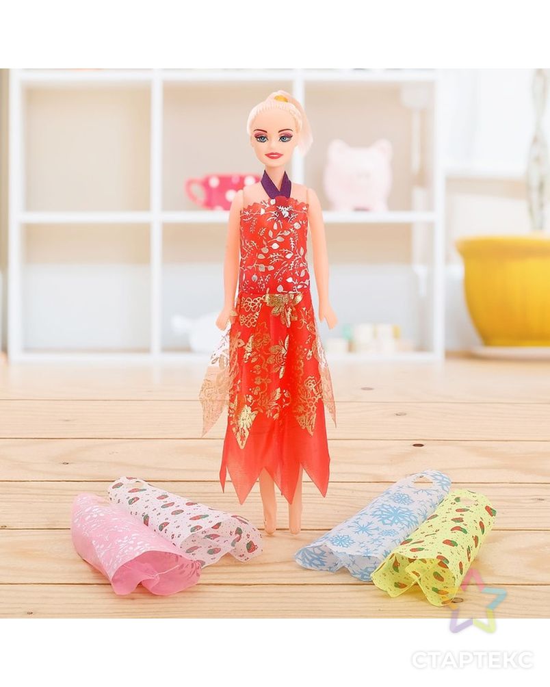 Кукла модель «Лиза» с набором платьев арт. СМЛ-71769-1-СМЛ0004411789 7