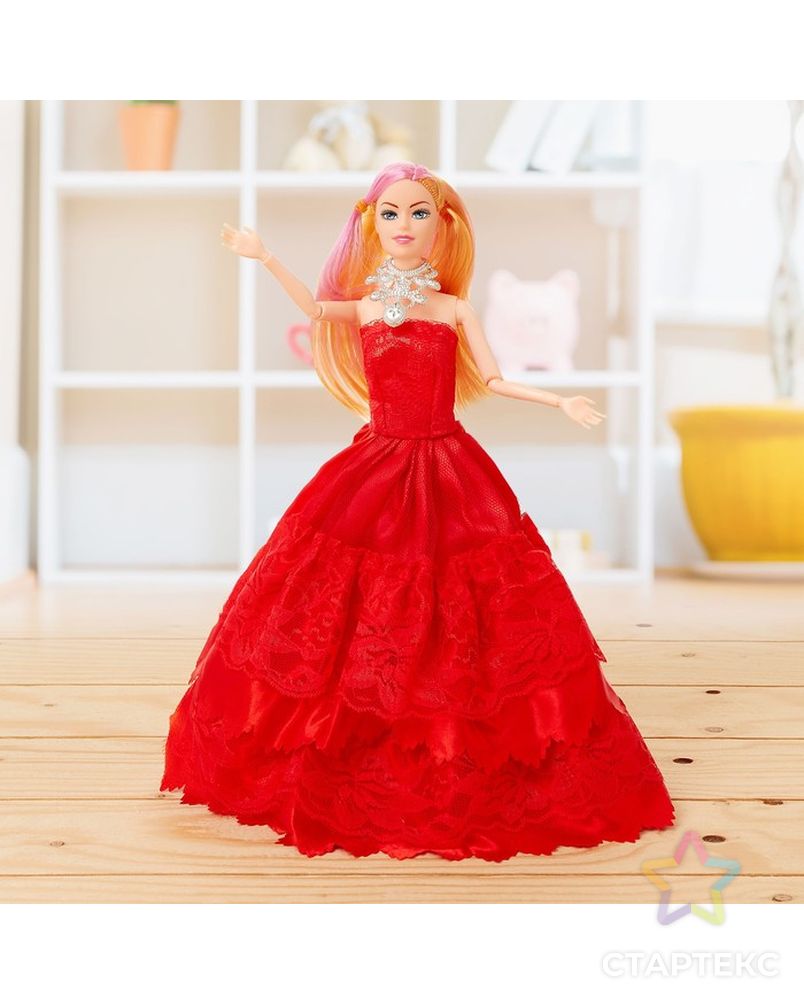 Кукла модель шарнирная «Мира» в платье, МИКС арт. СМЛ-71983-1-СМЛ0004411800 2
