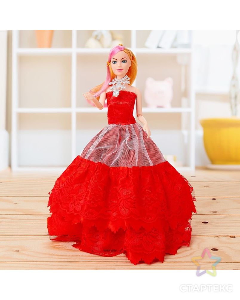 Кукла модель шарнирная «Мира» в платье, МИКС арт. СМЛ-71983-1-СМЛ0004411800 3