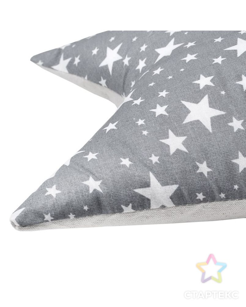 Подушка декоративная звезда «Звездопад», цвет серый, 50х50 см арт. СМЛ-37709-1-СМЛ0004413210 3