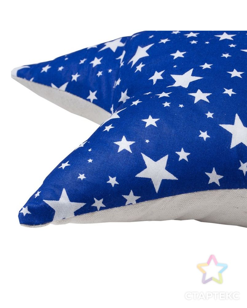 Подушка декоративная звезда «Звездопад» 50х50 см, цвет синий арт. СМЛ-37710-1-СМЛ0004413211 3