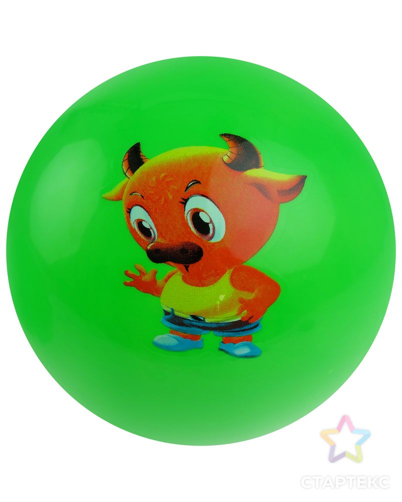 Мяч детский «Животные», d=25 см, 75 г, PVC, цвета МИКС арт. СМЛ-52739-1-СМЛ0000441535 4