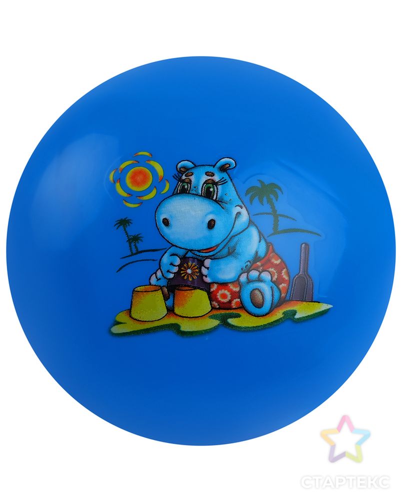 Мяч детский «Животные», d=25 см, 75 г, PVC, цвета МИКС арт. СМЛ-52739-1-СМЛ0000441535 7